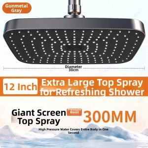 YALANDENG | Self-Cleaning High-Pressure Ceiling Shower Head