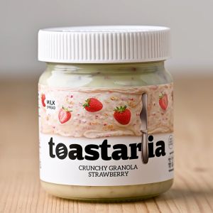 Toastaria Crunchy Granola Milk Spread ไม่เติมน้ำตาล สเปรดครันท์ชี่กราโนล่าสำหรับทาขนมปัง แยมนม ขนาด 200g โทสทาเรีย