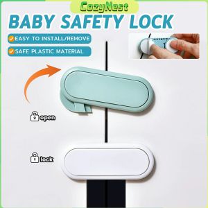 C.N Baby Security Protection Lock Closure Drawer Door Kids Protector Self-adhesive Invisible 1pc