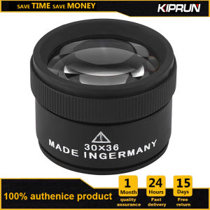 KIPRUN Magnifying Glass 30X 36mm HD Magnifying Glass Optical Glass Lens Loupe Mini Pocket Magnifier
