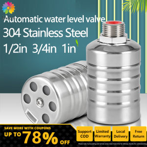 304 Stainless Steel Float Valve Automatic Water Level Control Valve Auto Shut Off Ball Mini Float Valve for Water Tank