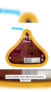 Hersheys Kisses Chocolate - Milk with Almond 146g