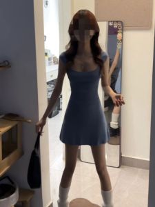 French Elegant Waist Slimming Dress