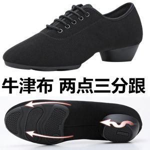 Low Heel Latin Dance Shoes Womens Soft Bottom Modern Dance Shape Fitness Yoga Practice Shoes Square Dancing Shoes Teacher