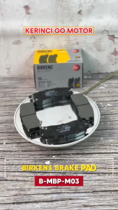 Birkens MBP-M03 Kampas Rem Belakang Brake Pad Gallant V6/Vr 93-05