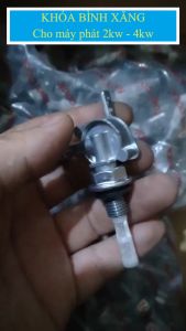 Khóa bình xăng khóa bình nhiên liệu cho máy phát 2kw - 4kw loại ren ngoài