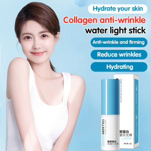 [Easy to Carry] Collagen Anti-Wrinkle Water Light Stick Anti-Wrinkle Stick Hydrating Moisturizing Firming Light Line Makeup Primer Hydrating Stick