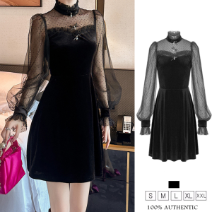 ZYHT Eravogue Womens Dresses A-line Dresses Velvet Dresses Mini Dresses Elegant Dresses Graduation Dresses Party Dresses Work Dresses Birthday Party Dresses 80381