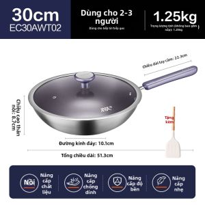 Supor | Chảo Xào Không Dính Không Men Sứ