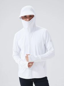 Áo Khoác Thể Thao Nam Siêu Nhẹ Có Mũ Chống Nắng UPF 50+ Thoáng Khí Thích Hợp Cho Hoạt Động Ngoài Trời Cắm Trại Leo Núi Chất Liệu Polyester.