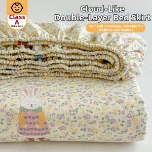susan | Soft Double Layer Gauze Cotton Mattress Protector