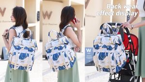 Einmilk Multipurpose Large Mummy Backpack Baby Diaper Bag Waterproof Travel Backpack Nappy Bag Mummy Bag 妈咪宝宝尿布包 TMBB220