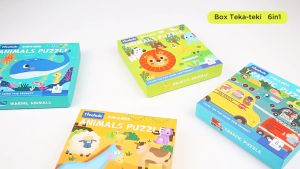 Beringin Toys Mainan Edukasi - 6 In A Box Puzzle / Puzzle Kayu / Mainan Puzzle / Mainan Edukasi Anak / Mainan Anak