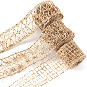 (2 mét/túi) 45mm bện Tay Vải Lanh và cotton ren Quà Tặng bao bì trang trí nhà nguyên liệu tự làm tay