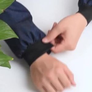 Industrial Manufacturing Denim Arm Sleeves Denim Work Safety Arm Sleeves Factory Work Denim Sleeves