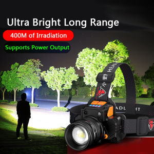 L9 Headlamp Sensor Headlight Rechargeable Ultra Bright Long Range Focusing Head Mounted Night Fishing Outdoor White Light
