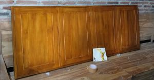 pintu kolong dapur kayu jati
