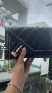 Túi xách nữ đeo chéo đeo vai hàng đẹp chần ô nắp lệch TXOTRAM05