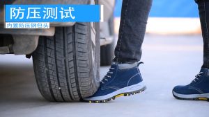 GRAEAE （COD 3 Days Delivery）Smash-proof Protective Shoes Low-cut Smash-proof Safety Shoes Oil-resistant Acid-base Super-fiber Work Shoes Men Women