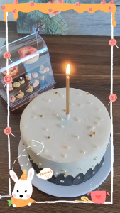 MI-C1357 Lilin Ulang Tahun Metalik Happy Birthday Lilin Panjang Kue Ulang Tahun Metallic Warna