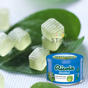 Ricola Mint Flavor Hard Candy Throat Sweets Iron Box Cool Refreshing Swiss Imported Traditional Candy Snacks Throat Lozenges