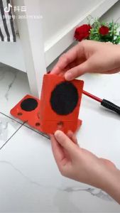 Heavy Duty Furniture Lifter Transport Tool Furniture Mover set 4 Move Roller 1 Wheel Bar for Lifting