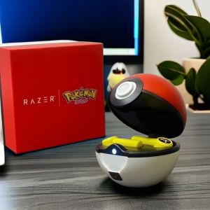 Razer โปเกมอนปิกาจูต้นฉบับหูฟังบลูทูธลิมิเต็ดอิดิชั่น Gratis Ongkir หูฟังโปเกมอน