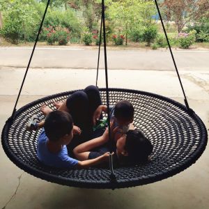 Large Outdoor round Swings Childrens Playground Scenic Area Courtyard Multi-person Swings Bird Nest Swings Kids Entertainment