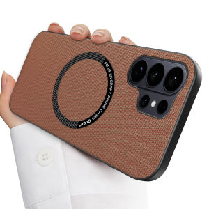 szhaiyu | Magnetic Phone Case for Samsung Galaxy S26 S25 Ultra S24 S23 S21 S20 Plus S25 Edge S25 S24 S23 S21 FE for Leather Magsafe Cover