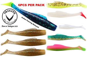 SKYGITZ MALAYSIA SAMURAI 2.5” MINNOWZ Soft Plastic Lure Minnow 2.5 Inch Zman 6PCS