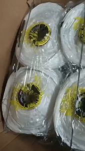 10 Inch Lampion Putih Persediaan Pemakaman Lampion Sembahyang Bahan Kain Lampion Pemakaman Cina