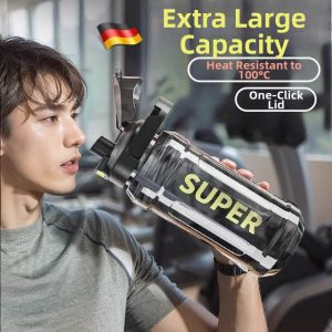 MUHONGYU | Large Shatterproof Sports Water Bottle 2000ml