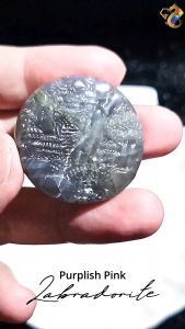 Collectors Grade Purplish Pink Labradorite Wealth Mountain Shou Pai