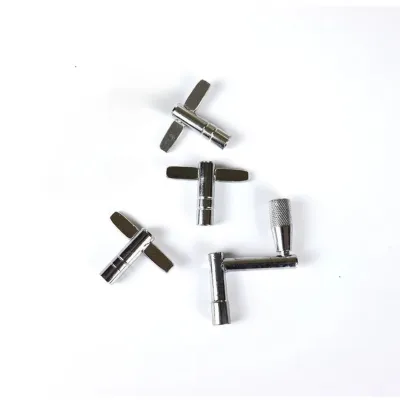 3-Pack T/Z-Shaped Rocker Drum Tuning Key Silvery Quick Disassembly & Installation Universal Drum Kit Wrench Parts & Accessories