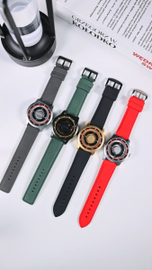 LIGE Asli FOXBOX Bergulir Kreatif Manik-manik Anti Air Jam Tangan Kuarsa Pria + Kotak