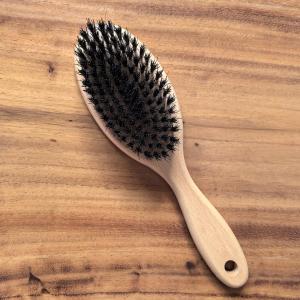 Shanji Badger Hair Brush for Cats And Dogs Short Hair Brushes out Luminous Coat Beautiful Hair Pigtail Brush for French Bulldogs West Highland Terriers