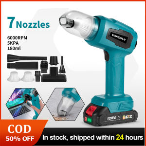 💥สต๊อกกรุงเทพ💥เครื่องดูดฝุ่นรถยนต์ เครื่องดูดฝุ่นในรถยนต์แบบพกพาไร้สายเครื่องดูดฝุ่นขนาดเล็กไฟฟ้าไร้สายเครื่องดักฝุ่นและเครื่องเป่าลมสำหรับใช้ในครัวเรือนแบตเตอรี่ Makita 18V