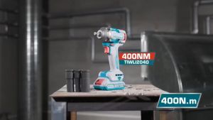 Máy Siết Bu Lông Không Chổi Than 400Nm Dùng Pin 20V Total TIWLI20401 [Bảo hành chính hãng 6 tháng]