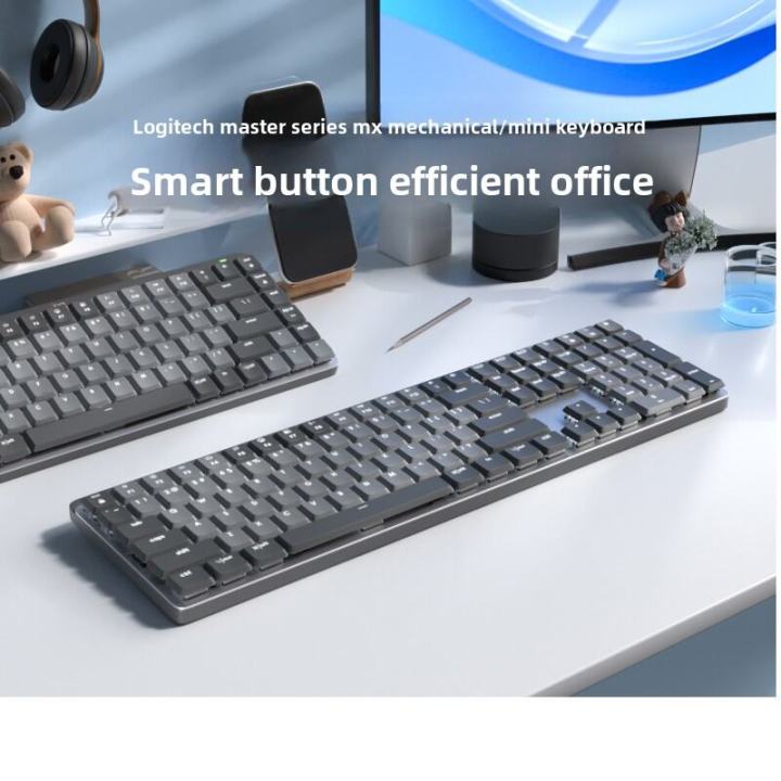 Logitech Master Series Mx Mechanical Mini Wireless Bluetooth Mechanical Keyboard Thin Backlit