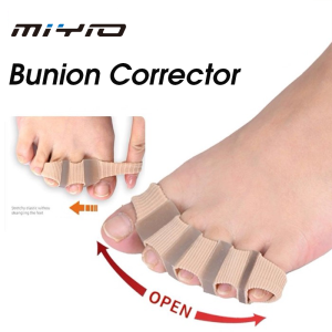 MIYIO 2/3/4/5 Toe Silicone Toe Spreader Separator Bunion Hallux Valgus Corrector Thumb Finger Correction Straightener Foot Care Tool