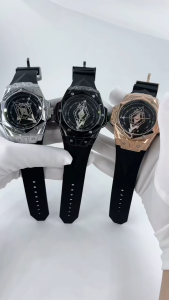 FREE BOX Jam Tangan Pria Rubber Silicone Tahan Air Tanggal Aktif Quartz Analog Model Kasual Kekinian Original Fashion