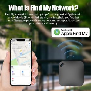Apple Find My Tracker - Bluetooth 5.2 Anti-Loss Device for Keys/Pets (MFI Certified)
