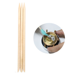 20pcs Watch Repair Solid Wood Cleaning Stick Willow Wood Stick Suitable for Movement Repair Dial Cleaning Tool Wooden Strip