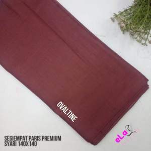 Hijab SegiEmpat Jumbo Paris 140x140 | Kerudung SegiEmpat Jumbo 130x130 Voal Paris Premium | SegiEmpat SYAR’i Voal Paris Premium 140x140/130x130