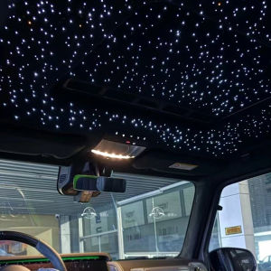 DC 12V RGB 16W Color-changing Flashing Fiber Optic Starry Sky Ceiling Light Kit Full Star Car Roof Fiber Optic