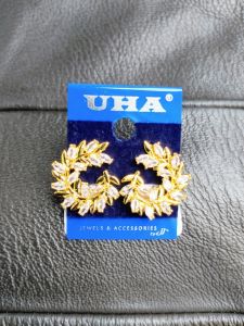 (Có Video) Bông Tai Nữ Mạ Vàng 18k Kiểu Bông Lúa Hàn Quốc - Đeo Lên Tai Rất Xinh - Lokalo 27922