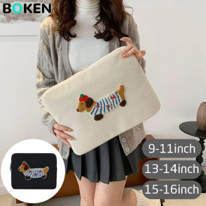 Cute Dog Laptop Sleeve Bag 13 14 15 16 Inch for MacBook Air/Pro HPDell Notebook Bag Portable Tablet Pouch Bag 9 11 iPad Tablet