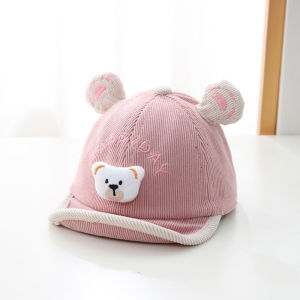 Baby Baseball Cap Spring Autumn Thin New Style Children Boys Girls Duckbill Hat Sunshade Cap Casual Velvet Outing Large Brim Cap