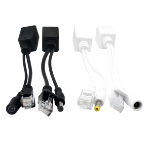 KABEL IP CAMERA CCTV SET KABEL POE INJECTOR DAN KABEL LAN KABEL POE INJECTOR DAN POE SPLITTER