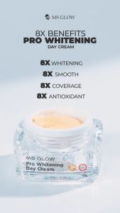 MS Glow Pro Whitening Day Cream - 12 GR